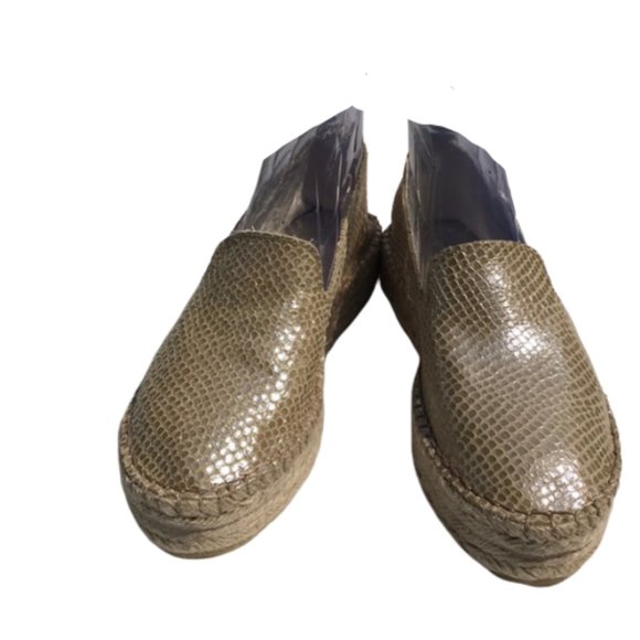 ALDO Reptile Embossed Metallic Platform Espadrille - Picture 8 of 9